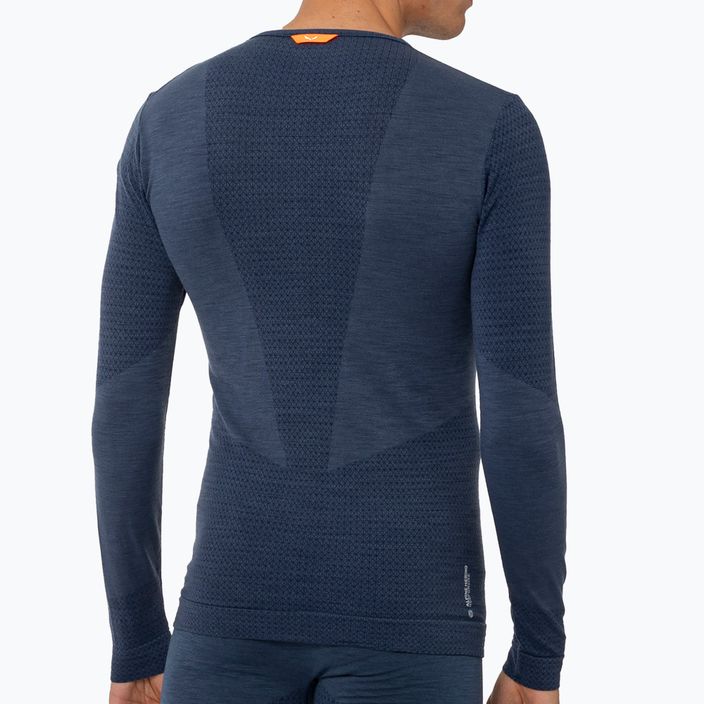 Men's thermal T-shirt Salewa Zebru Med Warm Amr blue 00-0000027957 5