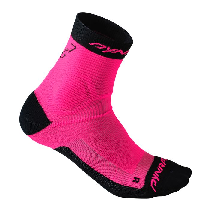 DYNAFIT Alpine SK pink glo running socks 2