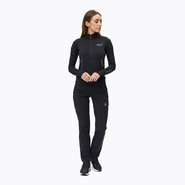 Salewa Pedroc women's fleece sweatshirt black 00-0000027720 2