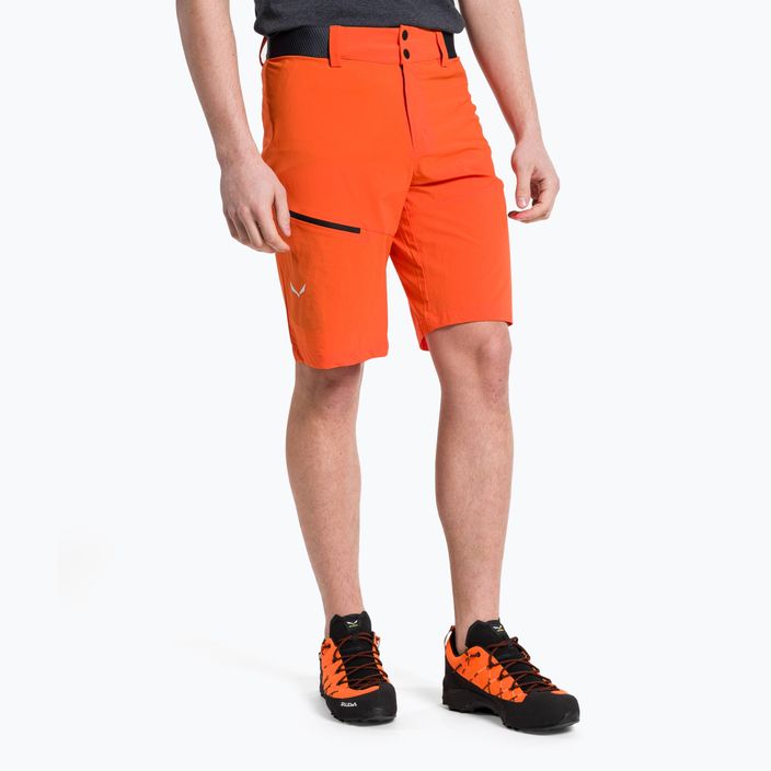Men's trekking shorts Salewa Pedroc Cargo 2 orange 00-0000026934