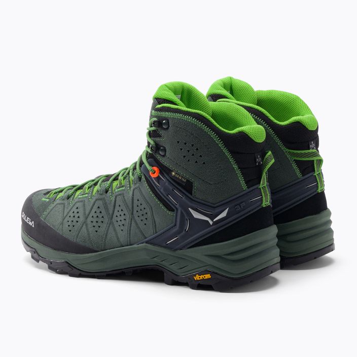 Men's trekking boots Salewa Alp Trainer 2 Mid GTX green 00-0000061382 3