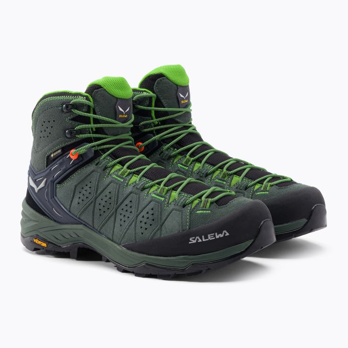 Men's trekking boots Salewa Alp Trainer 2 Mid GTX green 00-0000061382 5