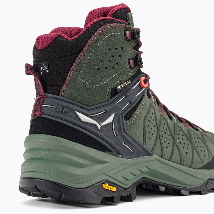 Women's trekking boots Salewa Alp Trainer 2 Mid GTX green 00-0000061383 9