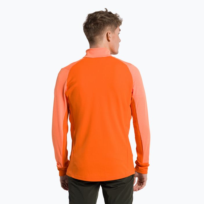 Men's Salewa Vajolet orange fleece sweatshirt 00-0000027887 3