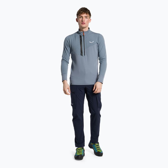 Men's Salewa Vajolet grey fleece sweatshirt 00-0000027887 2