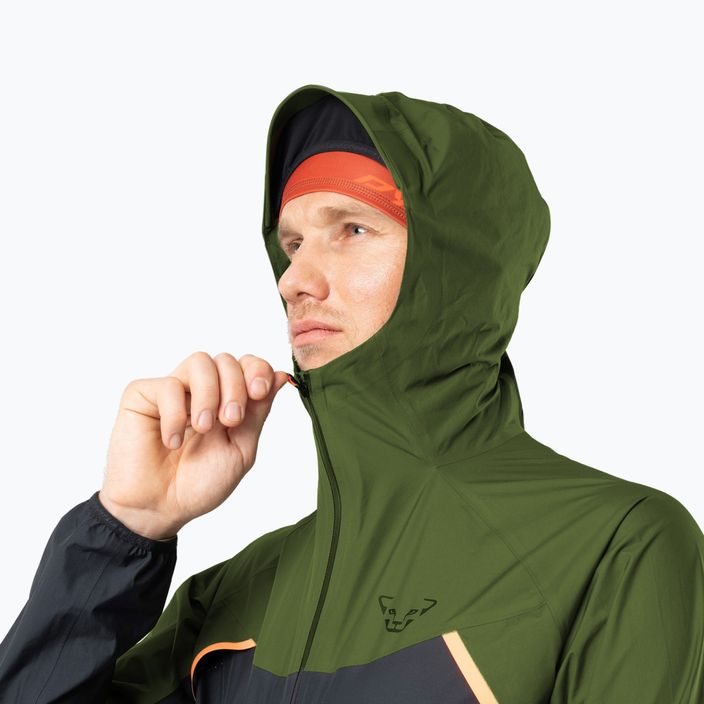 Men's DYNAFIT Alpine GTX running jacket black-green 08-0000071468 4