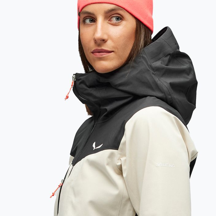 Salewa women's ski jacket Sella 3L Ptxr black and beige 00-0000028187 3