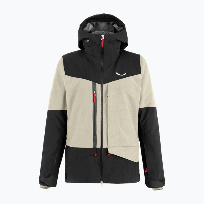Salewa women's ski jacket Sella 3L Ptxr black and beige 00-0000028187 7