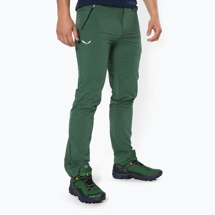 Men's softshell trousers Salewa Pedroc 3 DST green 00-0000026955