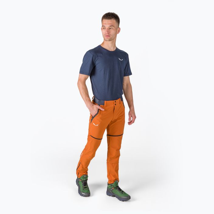Salewa men's softshell trousers Pedroc DST orange 00-0000026957 3