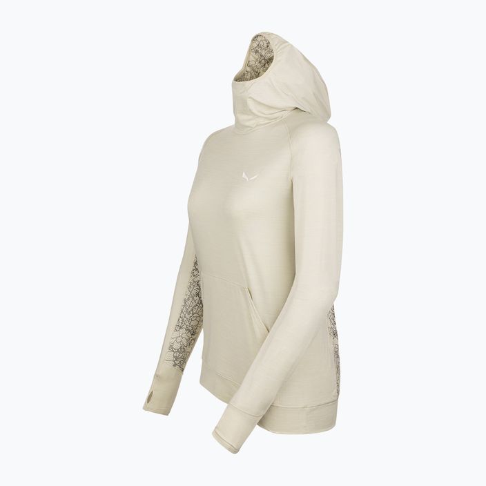 Salewa women's trekking sweatshirt Puez Melange Dry beige 00-0000027390