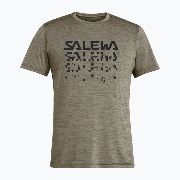 Salewa men's trekking shirt Puez Hybrid 2 Dry brown 00-0000027397 4