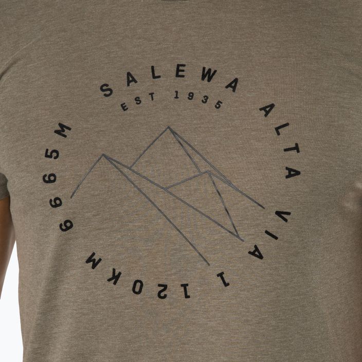 Men's Salewa Alta Via Dry trekking shirt brown 00-0000027406 4