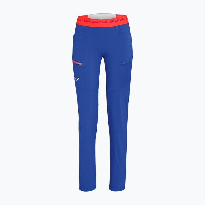 Women's softshell trousers Salewa Pedroc Light blue 00-0000027430