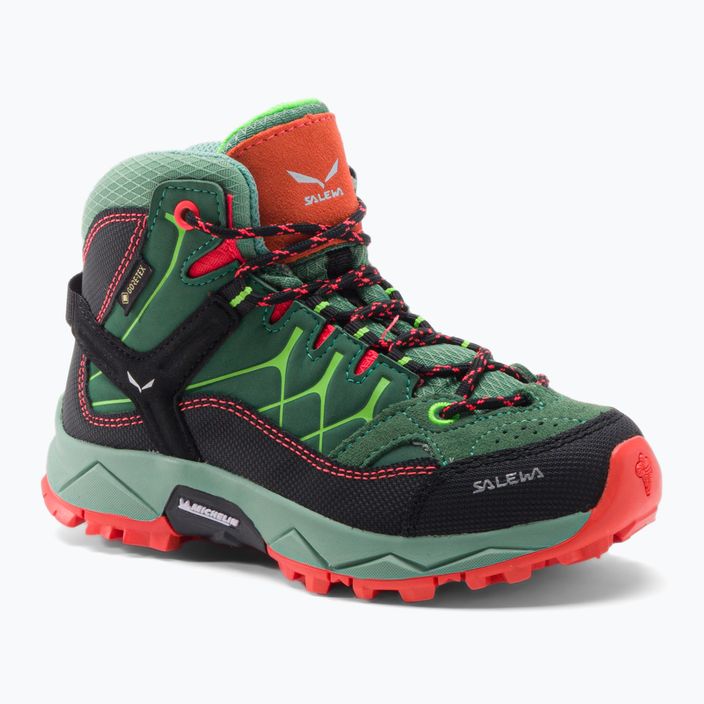 Children's trekking boots Salewa Alp Trainer Mid GTX green 00-0000064010