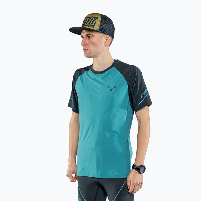 Men's DYNAFIT Alpine Pro storm blue running shirt