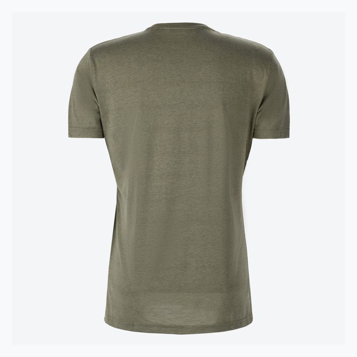 Men's Salewa Solidlogo Dry khaki trekking shirt 00-0000027018 5