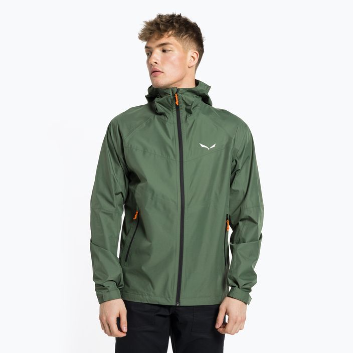 Salewa men's rain jacket Puez Aqua 3 PTX green 00-0000024545