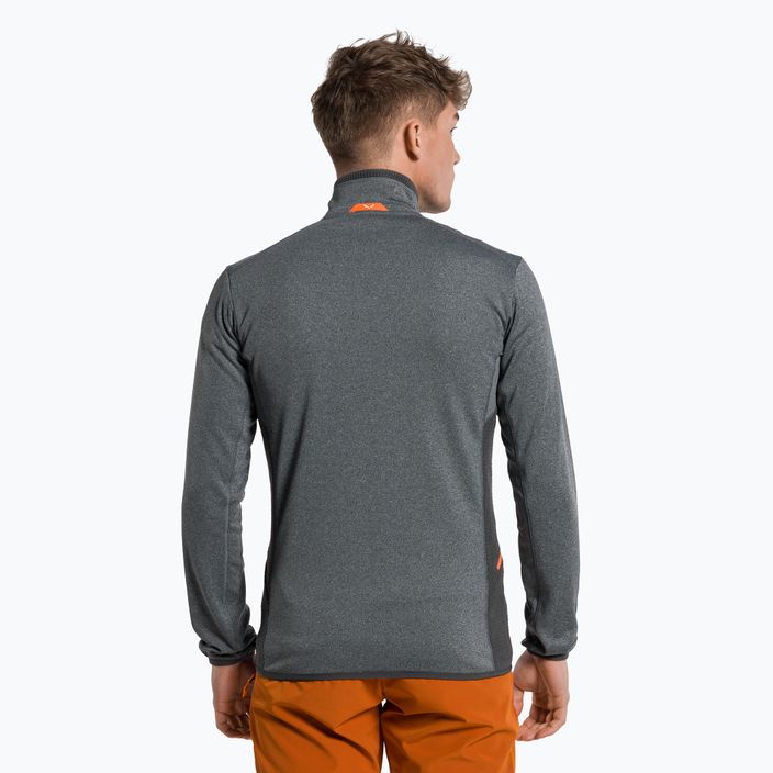 Men's Salewa Puez Hybrid PL FZ fleece sweatshirt grey 00-0000027388 3