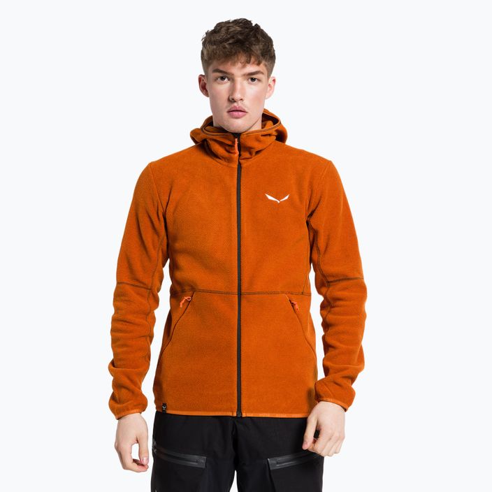Men's Salewa Nuvolo EN fleece sweatshirt orange 00-0000027922