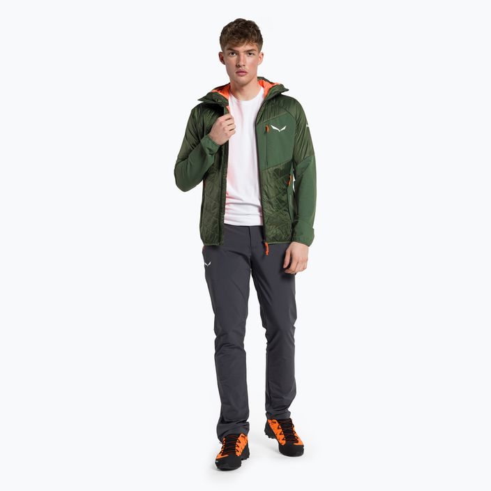 Men's Salewa Ortles Hybrid TWR dark green 00-0000027187 jacket 2