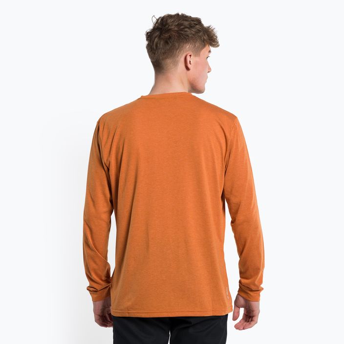Men's Salewa Solidlogo Dry orange trekking shirt 00-0000027340 3