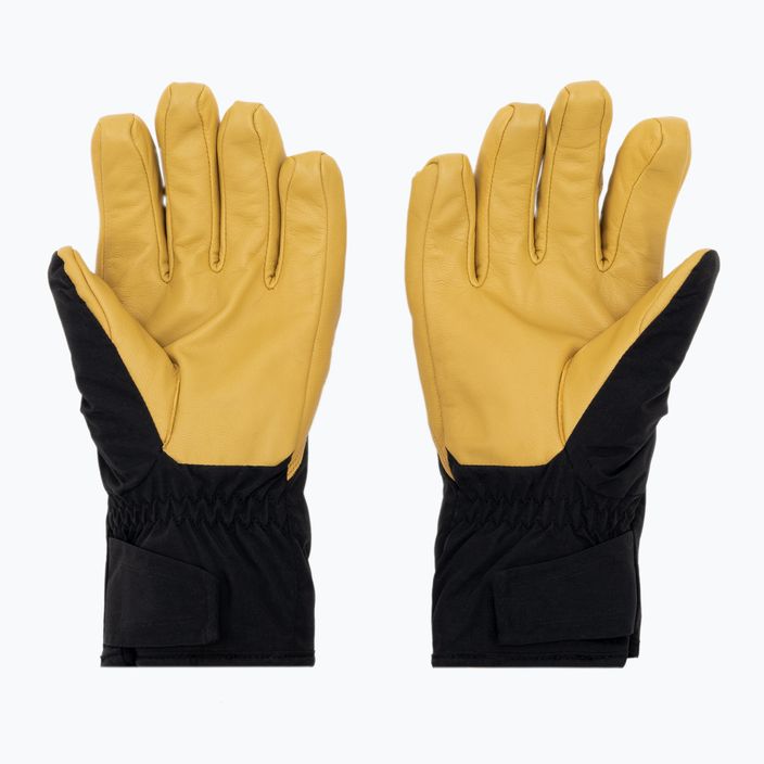 Salewa men's mountaineering gloves Ortles Ptx/Twr black/yellow 00-0000028531 2