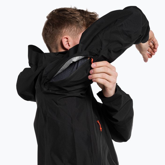Salewa Ortles GTX 3L men's rain jacket black 00-0000028454 4