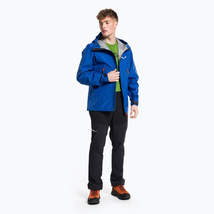 Salewa Ortles GTX 3L men's rain jacket blue 00-0000028454 2