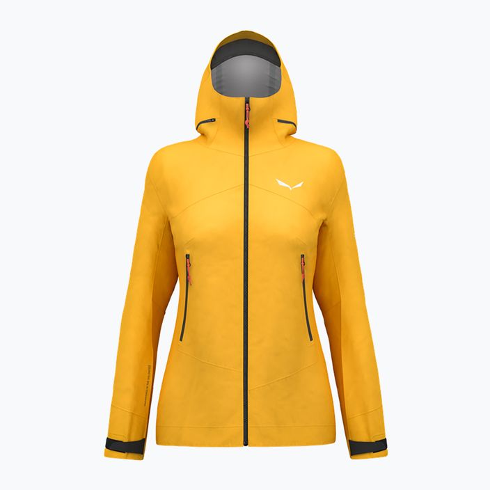 Salewa Ortles GTX 3L women's rain jacket yellow 00-0000028455 6