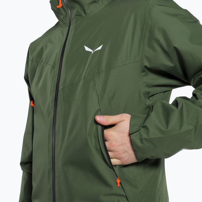 Salewa men's rain jacket Fanes Ptx 2L green 00-0000028442 4