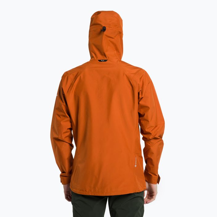Salewa men's Puez GTX Paclite rain jacket orange 00-0000028476 3