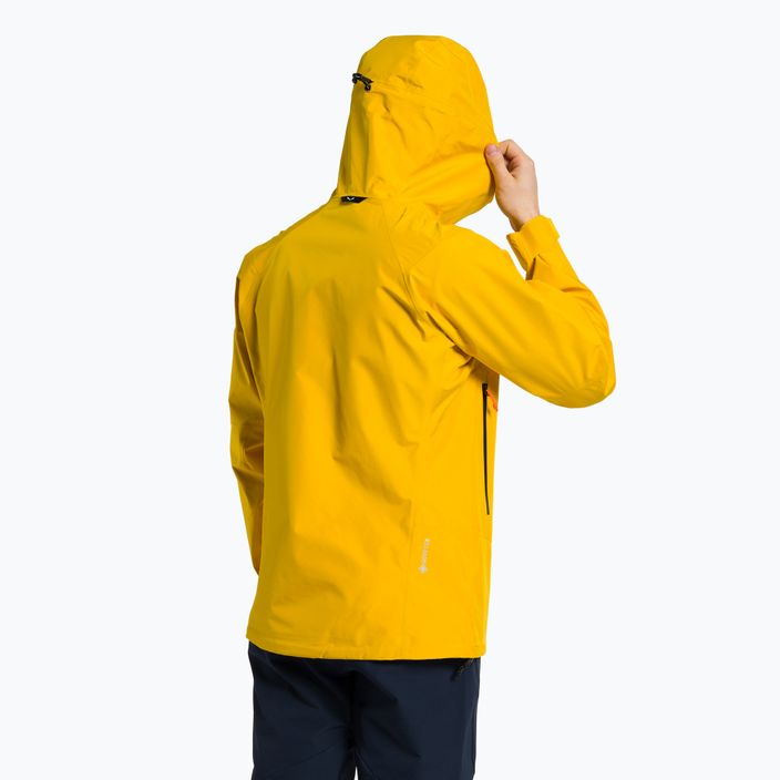 Salewa men's rain jacket Puez GTX Paclite yellow 00-0000028476 3