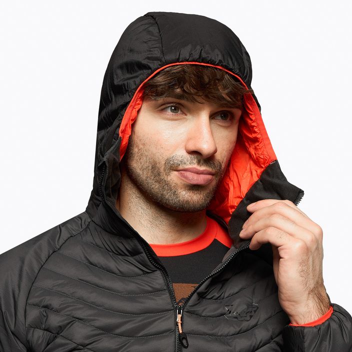 Men's DYNAFIT Speed Insulation Hooded Ski Jacket Grey 08-0000071581 4
