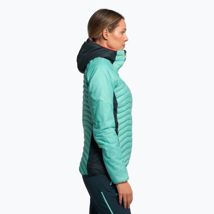 Women's DYNAFIT Speed Insulation Hooded Ski Jacket Blue 08-0000071582 3