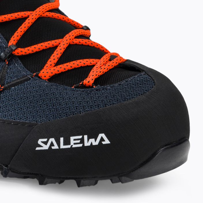 Salewa men's Wildfire 2 GTX approach shoe black-blue 00-0000061414 7