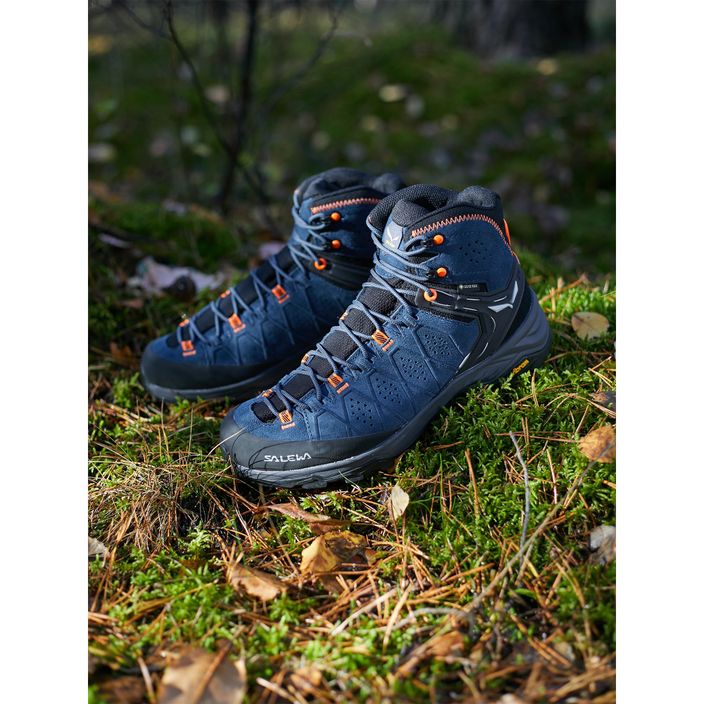 Men's trekking boots Salewa Alp Trainer 2 Mid GTX blue 00-0000061382 10