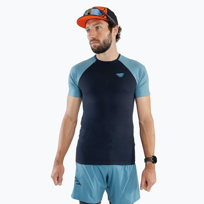 Men's DYNAFIT Ultra 3 S-Tech blueberry/storm blue running shirt