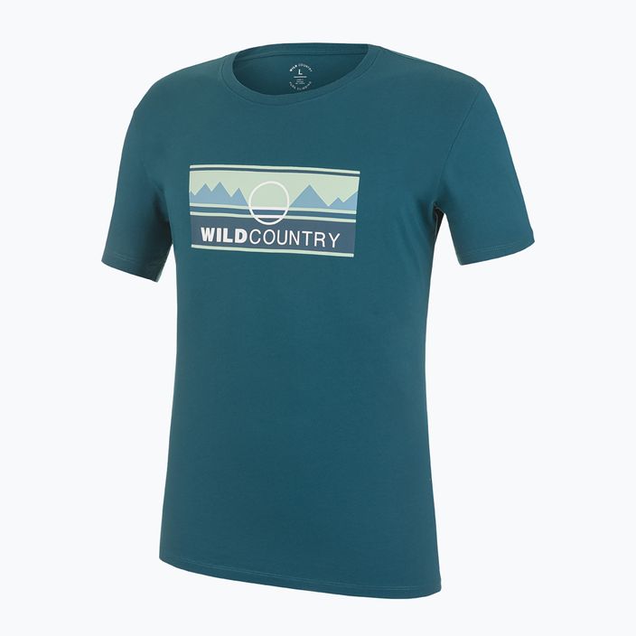 Wild Country Heritage men's climbing t-shirt blue 40-0000095240