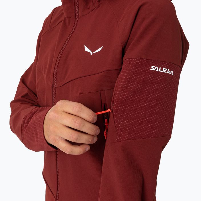 Salewa women's softshell jacket Agner DST burgundy 00-0000028301 6