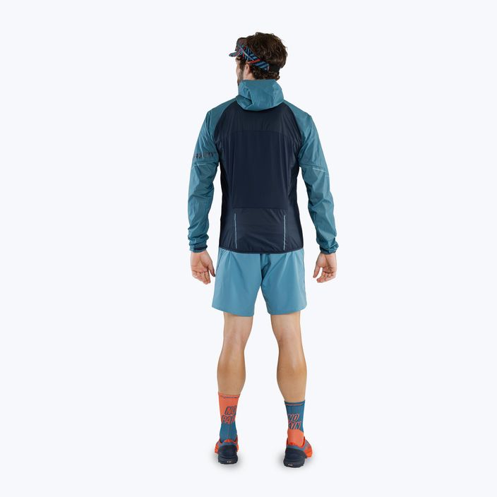 Men's DYNAFIT Alpine storm blue running shorts 2