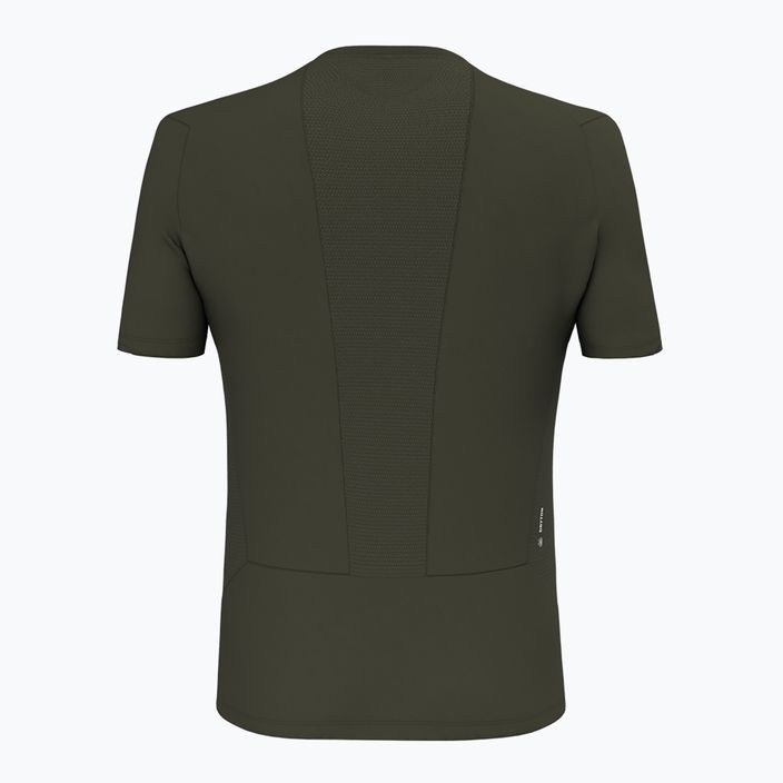 Men's Salewa Pedroc Dry Hyb trekking shirt green 00-0000028583 5