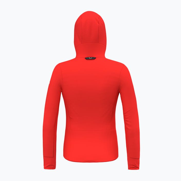 Salewa women's trekking sweatshirt Agner Polarlite Hooded red 00-0000028558 7