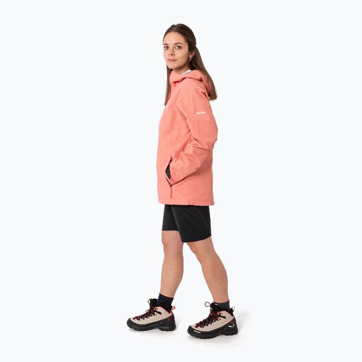 Salewa women's rain jacket Puez Aqua 4 PTX 2.5L pink 00-0000028616 2