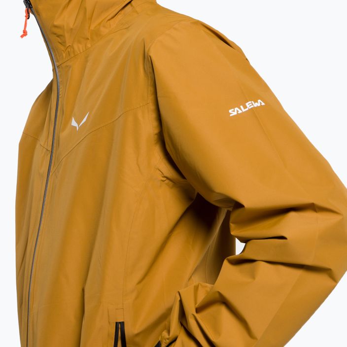 Salewa men's rain jacket Puez Aqua 4 PTX 2.5L brown 00-0000028615 4