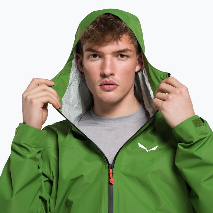Salewa men's rain jacket Puez Aqua 4 PTX 2.5L green 00-0000028615 4