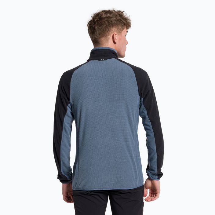Men's Salewa Paganella PL blue-grey fleece sweatshirt 00-0000027924 3