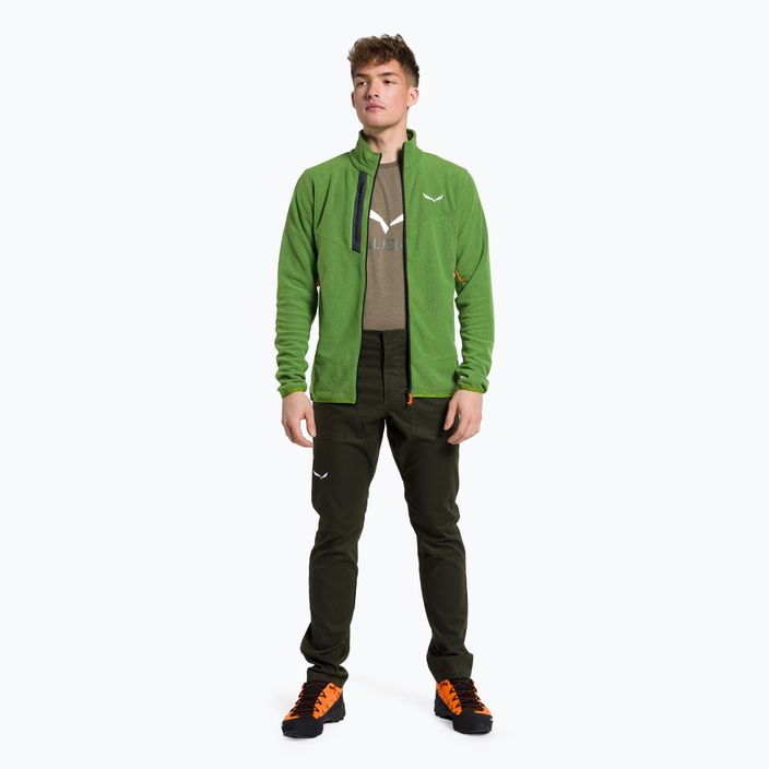 Men's Salewa Paganella EN fleece sweatshirt green 00-0000027924 2