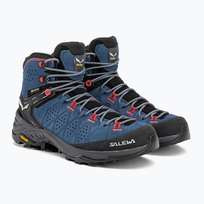 Women's trekking boots Salewa Alp Trainer 2 Mid GTX blue 00-0000061383 4