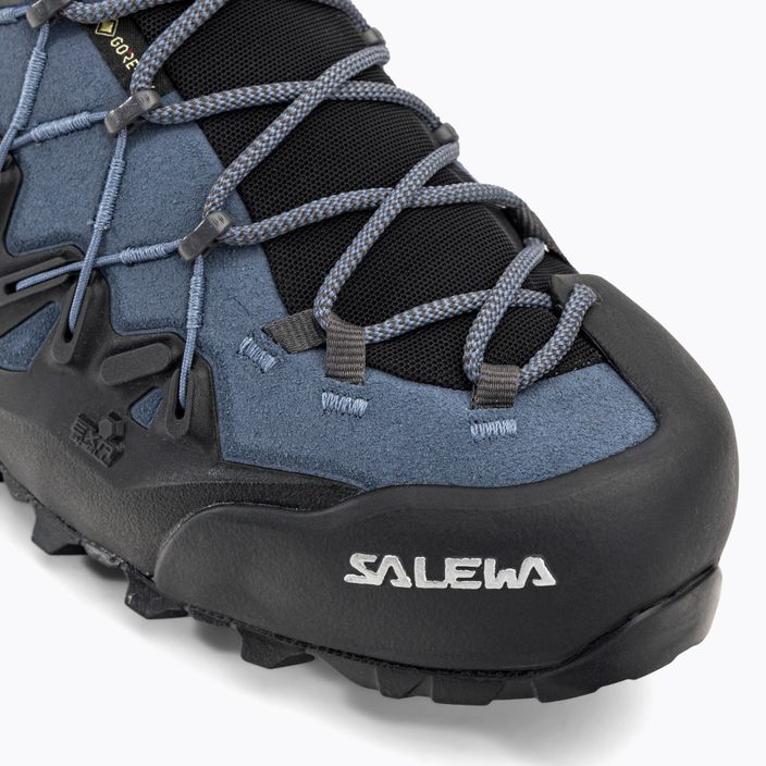 Salewa men's Wildfire Edge Mid GTX approach shoe black-blue 00-0000061350 7